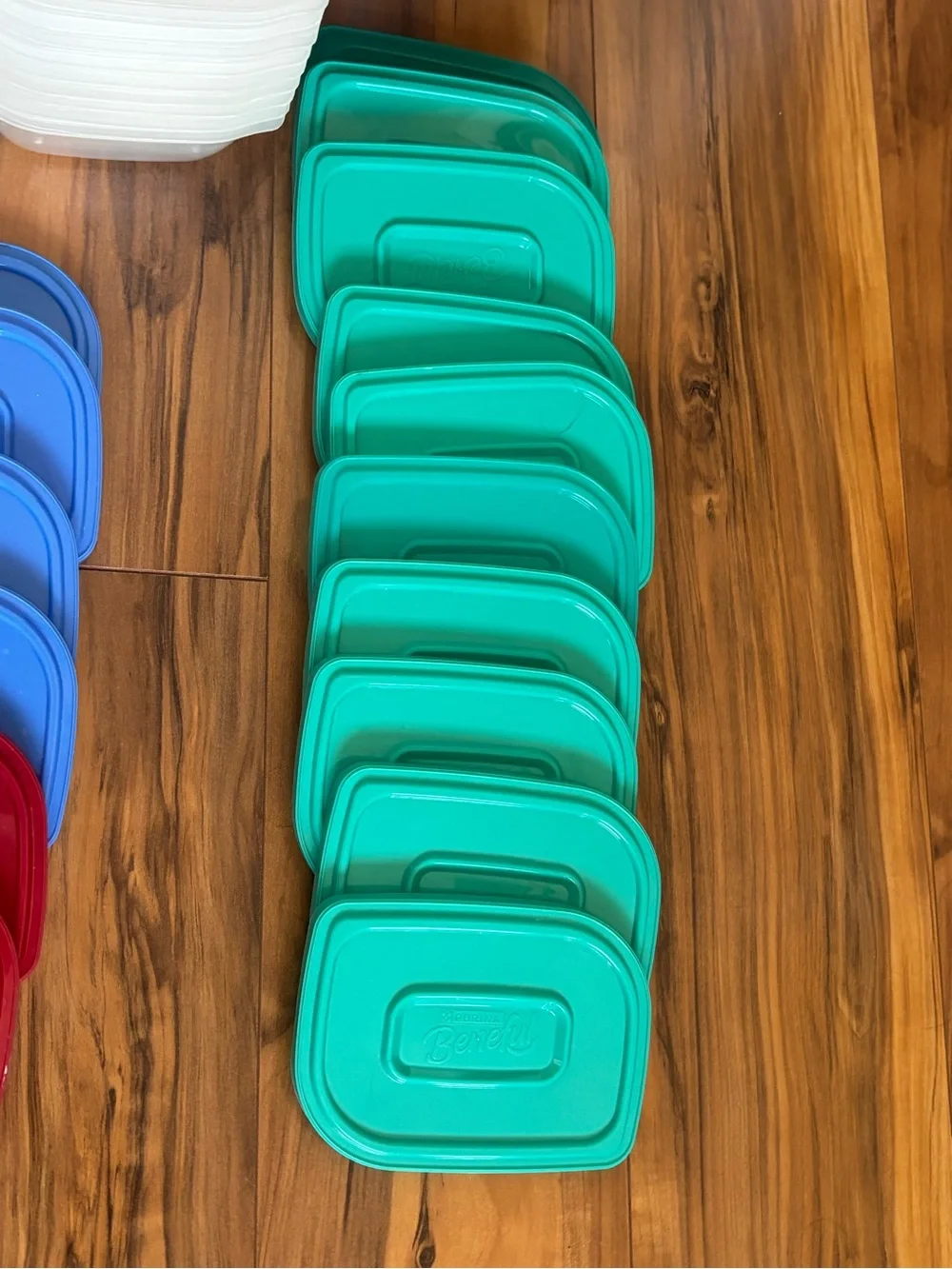 Assorted Plastic Food Storage Meal Prep Container with Lids - Multi-Color